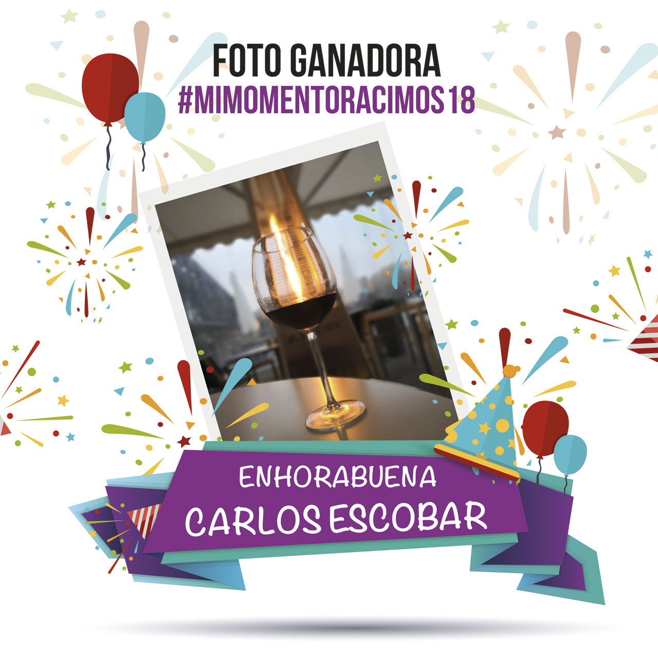 Ganador Concurso Fotográfico #MiMomentoRacimos18