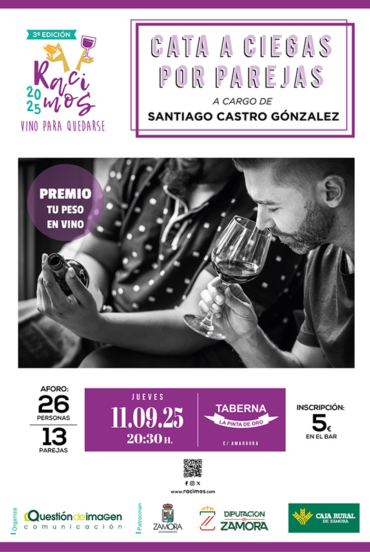 Cata de Vino "A Ciegas" por parejas